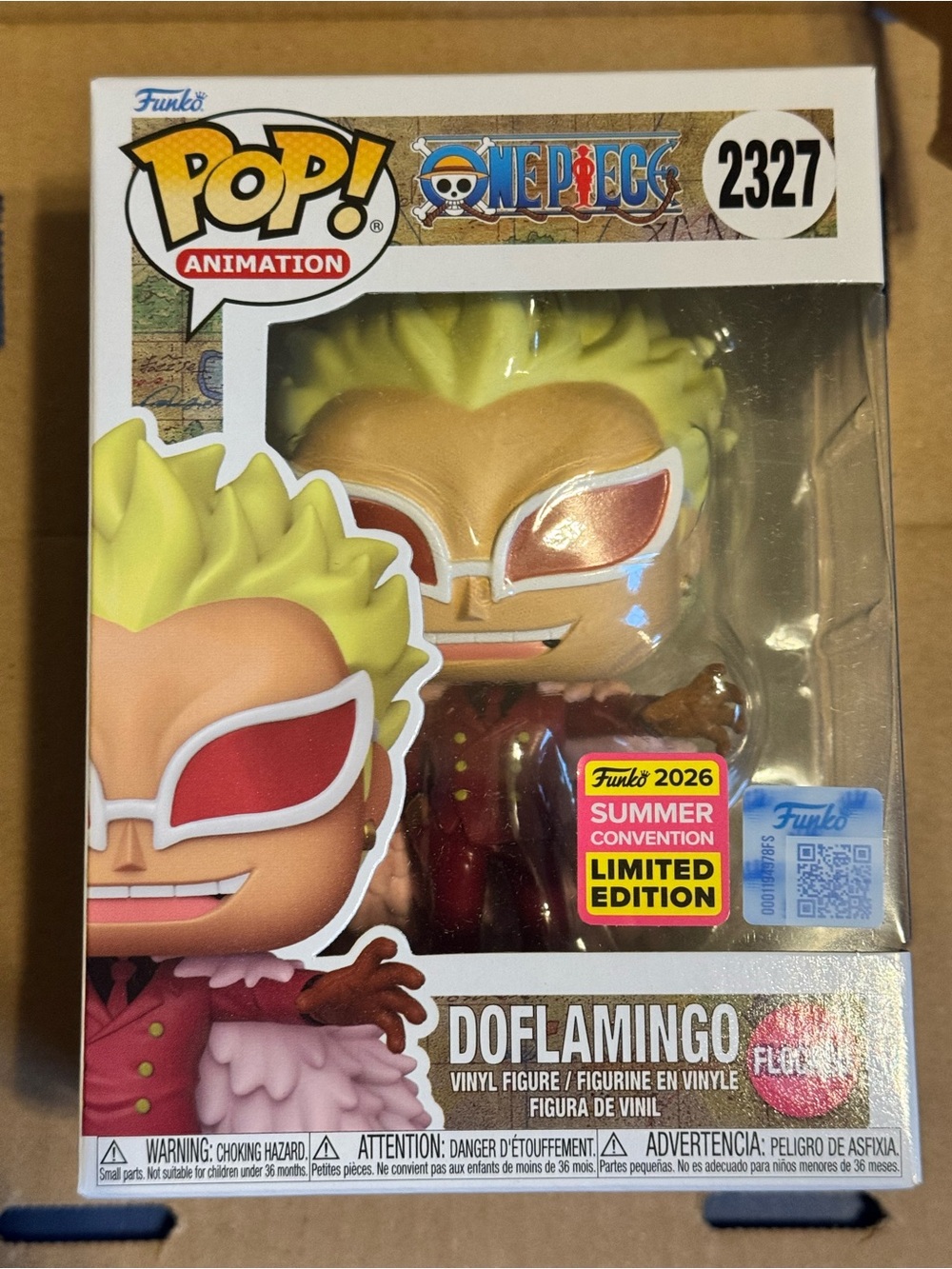 Funko Pop! Animation One Piece 2327 Doflamingo - Pink & Yellow